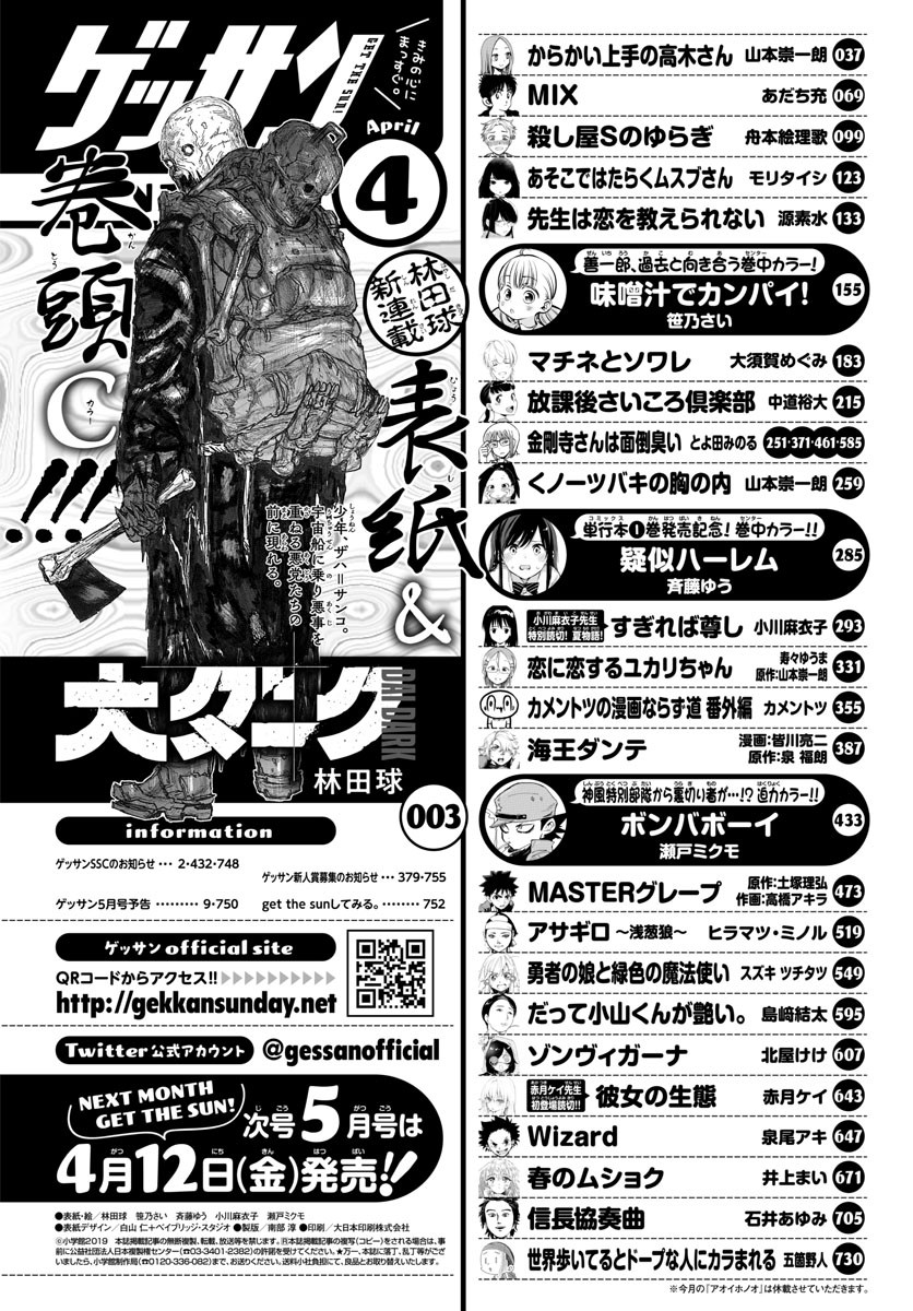 Monthly Shonen Sunday - Gessan - Chapter 2019-04 - Page 3