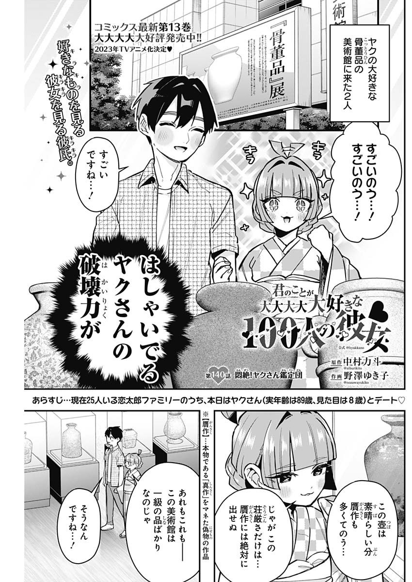 Kimi no Koto ga Dai Dai Dai Dai Daisuki na 100-nin no Kanojo - Chapter 140 - Page 1