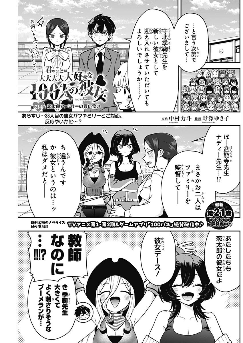 Kimi no Koto ga Dai Dai Dai Dai Daisuki na 100-nin no Kanojo - Chapter 216 - Page 1