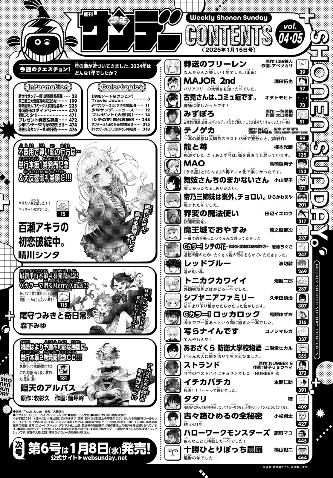 Weekly Shōnen Sunday - 週刊少年サンデー - Chapter 2025-04-05 - Page 2