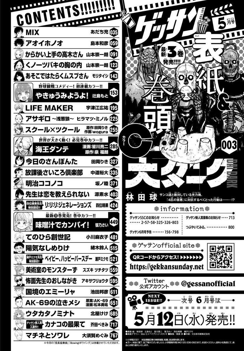 Monthly Shonen Sunday - Gessan - Chapter 2021-05 - Page 3