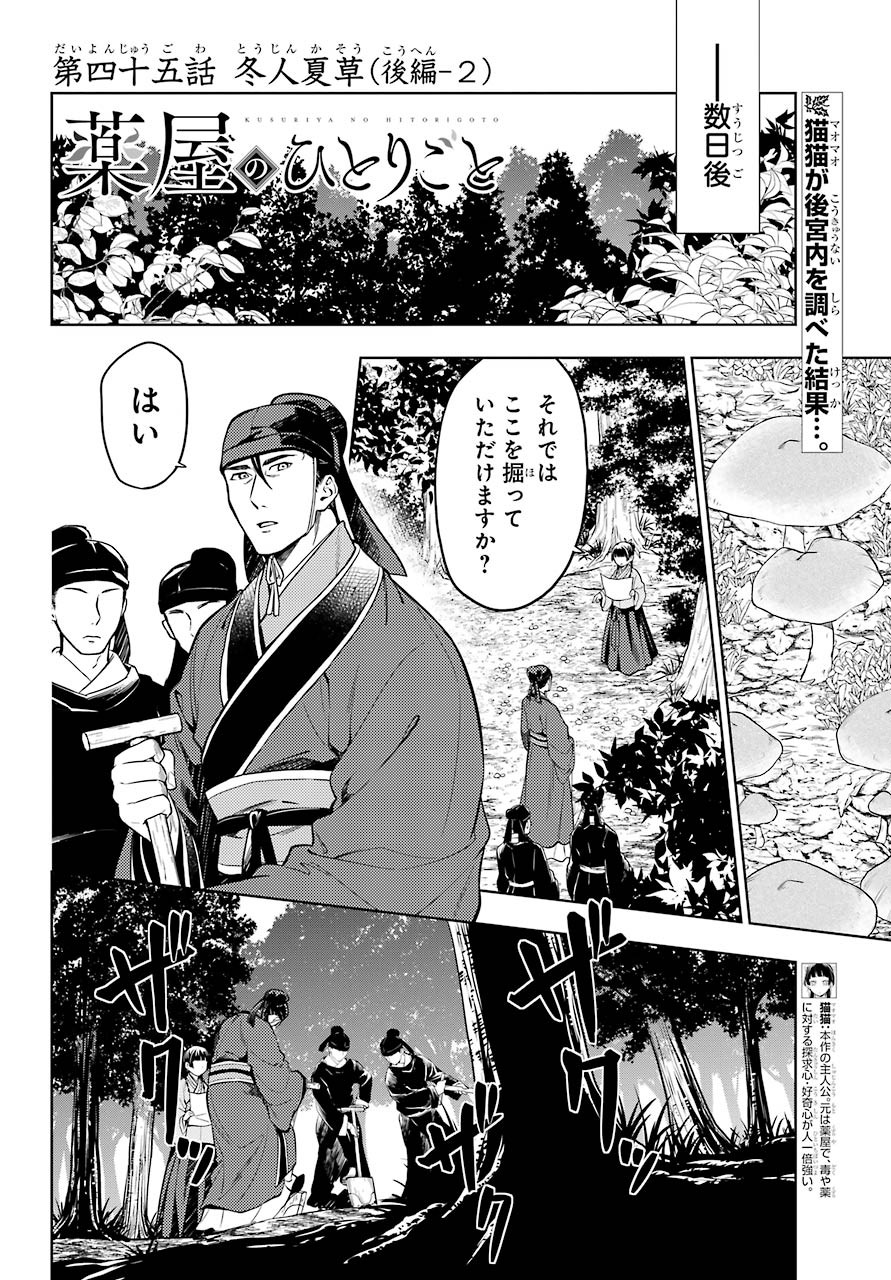 Kusuriya no Hitorigoto - Chapter 45-2 - Page 2