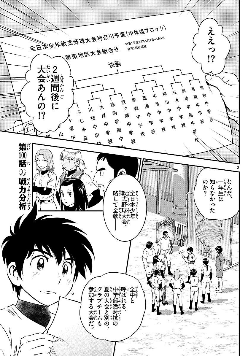 Major 2nd - メジャーセカンド - Chapter 100 - Page 2
