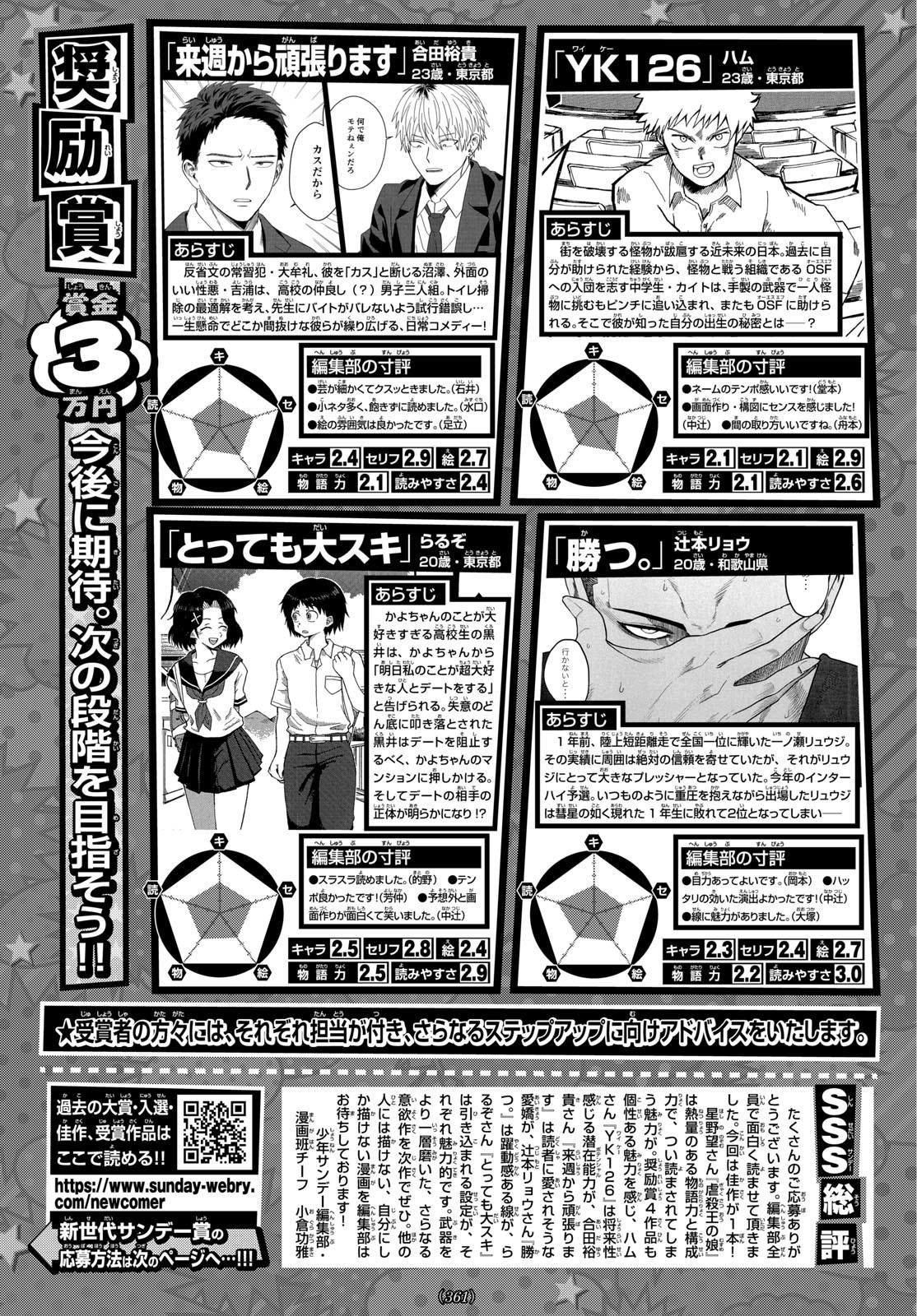 Weekly Shōnen Sunday - 週刊少年サンデー - Chapter 2024-11 - Page 361